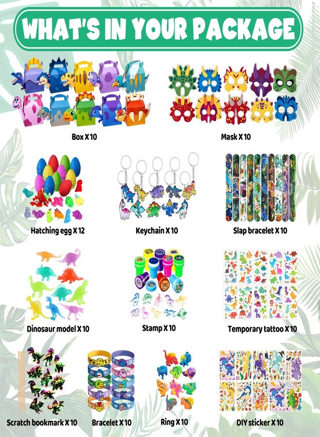 DMIGHT Dinosaur Party Favors, Dinosaur Birthday Party Supplies, Dinosaur Goodie Bags for Kids Birthday, Dino Gifts Bags Fillers Stuffers, Dinosaur Themed Party Toys - Image 2